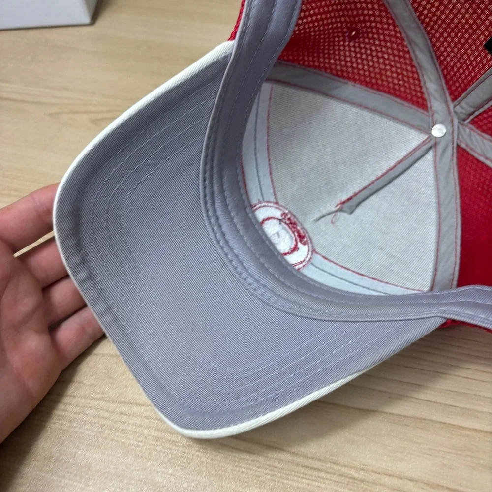 Osgood Hat Cap Strap Back Red White Fargo North Dakota One Size‎ Adjustable